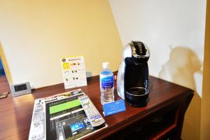 钏路世纪城堡酒店 的咖啡和沏茶工具