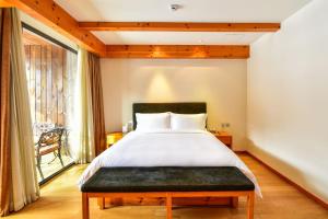 Letto o letti in una camera di 张家口云顶大酒店