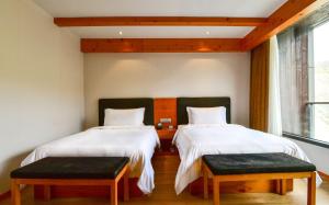 Letto o letti in una camera di 张家口云顶大酒店