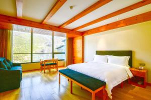 Letto o letti in una camera di 张家口云顶大酒店