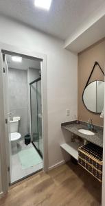 Kúpeľňa v ubytovaní Apto Allianz Metrô Barra Funda