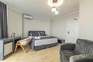 Postel nebo postele na pokoji v ubytování Hillside Inn