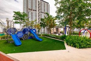 a playground with a slide in a park at Urban Suites with Spectacular High Floor View #3BR #10 in Jelutong