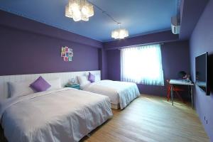 Letto o letti in una camera di 优閒民宿