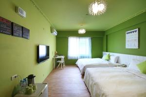 Letto o letti in una camera di 优閒民宿