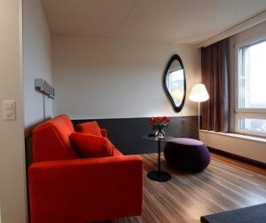 Istumisnurk majutusasutuses Hotel Thurgauerhof Self-Check-in