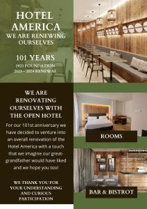 Hotel America في ترينتو: منشر لفندق امريكا نقوم بإجراء مقابلات مع انفسنا