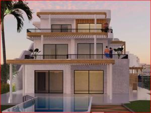 Bazén v ubytování Jaz Aviva nebo v jeho okolí