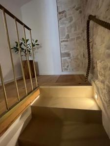 a set of stairs with a plant on them at Casa di Luna Rovigno in Rovinj +63 photos