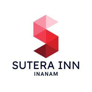 um logotipo geométrico vermelho de uma supremeria incarmaarmaarmaarmaarmaarma em Sutera Inn Inanam em Kota Kinabalu