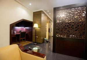 Phòng tắm tại Anabel Apartment and Suites, Abuja