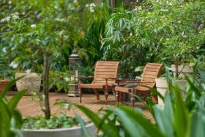 Um jardim em The Singapore EDITION