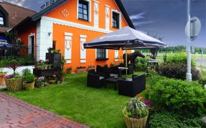 Ogród w obiekcie Hotel Elzet