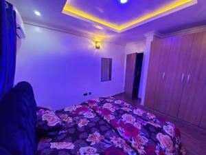 Een bed of bedden in een kamer bij Vim 2-BR-Apt With Fast Unlimited Internet & 24HRS Power
