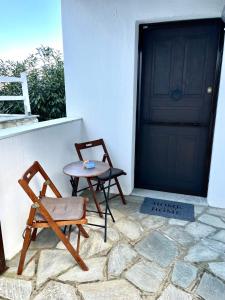 A patio or other outdoor area at Aegean View House