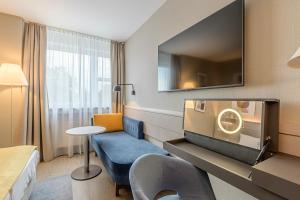 Postel nebo postele na pokoji v ubytování Hotel Europa