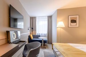 Postel nebo postele na pokoji v ubytování Hotel Europa