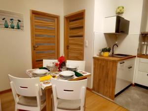 Virtuvė arba virtuvėlė apgyvendinimo įstaigoje apart Wilga