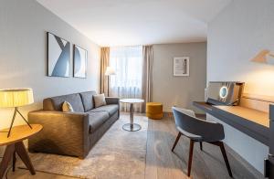 TV a/nebo společenská místnost v ubytování Hotel Europa