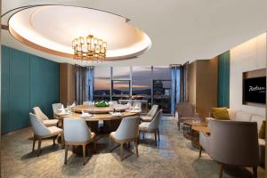 Posezení v ubytování Radisson Suzhou