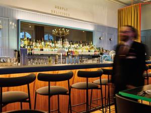 Lounge nebo bar v ubytování Urban Nature Bad Gastein - Badeschloss