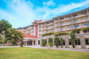 O edifício em que o hotel se localiza