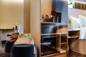 Voodi või voodid majutusasutuse Hotel Riverton toas