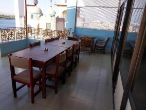 Restaurace v ubytování Merry Land Hotel & Roof Top Nile Restaurant Luxor