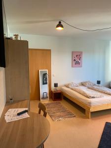 Posteľ alebo postele v izbe v ubytovaní Wolfis Appartement