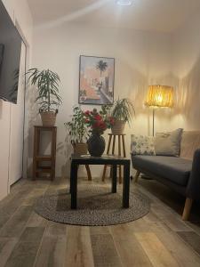 Χώρος καθιστικού στο Villa LCP Jacuzzi extérieur & sauna