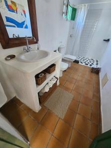 A bathroom at Casa Callao