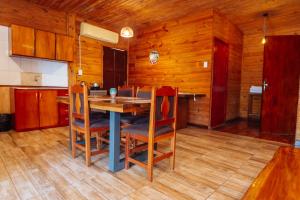 Dapur atau dapur kecil di Cabin Renty Beach