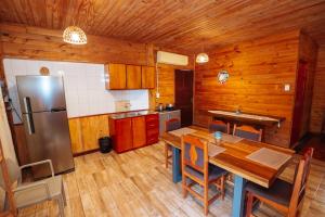 Dapur atau dapur kecil di Cabin Renty Beach