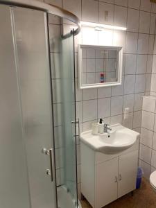 Łazienka w obiekcie Haus Edelweiss Mölltal