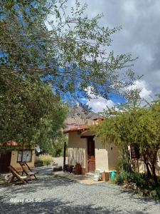 Bygningen som feriehuset ligger i