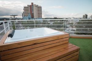 Balkón nebo terasa v ubytování Hotel Libertad