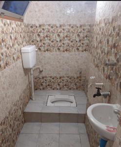 Faizābād的住宿－Blessing Home stay，一间带水槽和卫生间的浴室