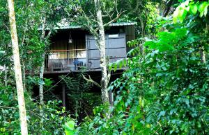 Balkón nebo terasa v ubytování The wayside cottage Munnar