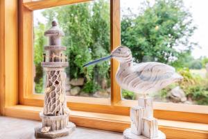 Balkoni atau teres di Ostsee Bauernhof Schwalbennest OFC 15