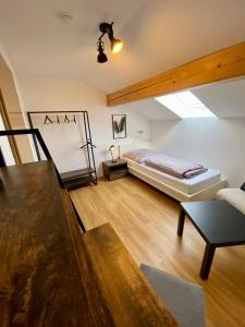 Posezení v ubytování Ferienwohnung Kobler