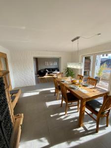 Posezení v ubytování Ferienwohnung Kobler