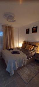 a bedroom with a large bed in a room at Apartamento Sofia in Santa Pola