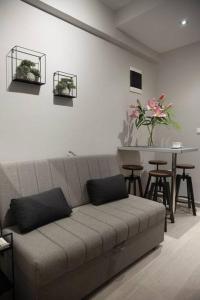 Posezení v ubytování Nefeli boutique city Suite