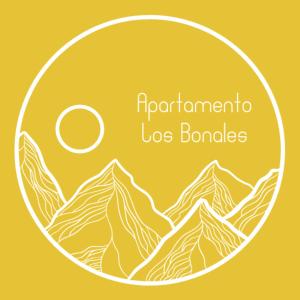 a drawing of mountains in a circle with the wordsragushima los bombs at Alojamiento Los Bonales in Cazorla