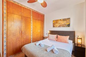 Posteľ alebo postele v izbe v ubytovaní Honey Family Beach + 4 fotografie