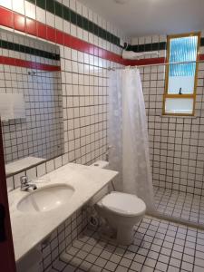 Phòng tắm tại Studio Vista ao Mar