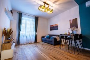 Posezení v ubytování Glam Turin Apartment