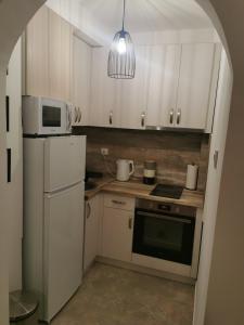 Η κουζίνα ή μικρή κουζίνα στο Blues Apartment