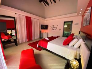 Postel nebo postele na pokoji v ubytování Hotel Jade Spa