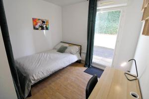 Katil atau katil-katil dalam bilik di F4 avec parking et terrasse